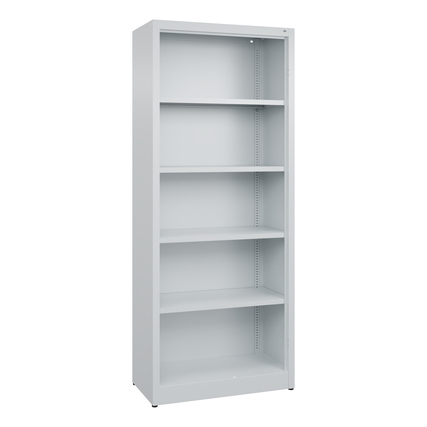 C+P Regal Acurado 800 x 1.950 x 400 mm (B x H x T) 70kg 4 Fachböden Stahl, lackiert lichtgrau