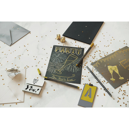 STABILO® Fasermaler Pen 68 metallic gold Produktbild pa_ohnedeko_2 XL