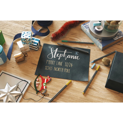 STABILO® Fasermaler Pen 68 metallic gold Produktbild pa_ohnedeko_3 XL