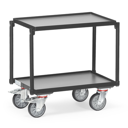 fetra Etagenwagen GREY EDITION 41,4 x 63,8 x 67,7 cm (B x H x L) 250kg 2 Böden