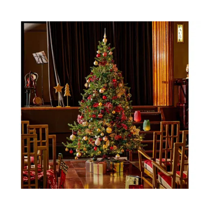 EVERLANDS Weihnachtsbaum Grandis Fir mit Beleuchtung 111 x 150 cm (Ø x H) Produktbild pa_ohnedeko_1 XL
