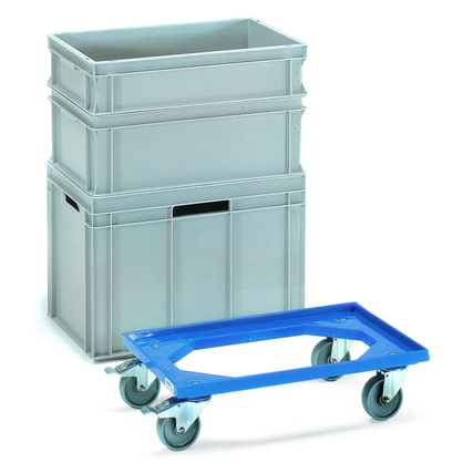 fetra Transportroller 40,8 x 60,5 cm (B x L) 4kg ABS Kunststoff blau