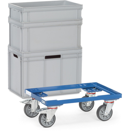 fetra Transportroller 61 x 81 cm (B x L) 11kg Stahl blau