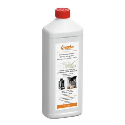 Bartscher Milchaufschäumer-Reiniger F1L 10,5-11 1l 6 Flaschen/Pack.