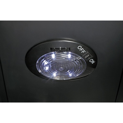 LED-Deckenbeleuchtung eines Bartscher Kühlschranks mit ON/OFF-Schalter.