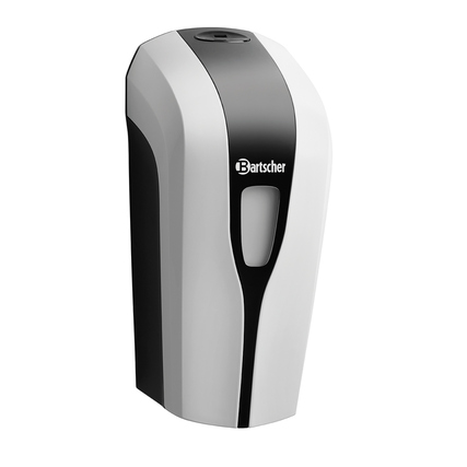 Bartscher Desinfektionsspender 12,3 x 26,2 x 11,4 cm (B x H x T) inkl. Schlüssel Kunststoff weiß/schwarz