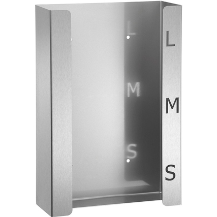 Bartscher Spenderhalter Einweghandschuhe K30 3 Handschuhboxen (jeweils 25 x 7,8 x 13 cm (B x H x T)) 26 x 39 x 9,5 cm (B x H x T) Edelstahl rostfrei edelstahl