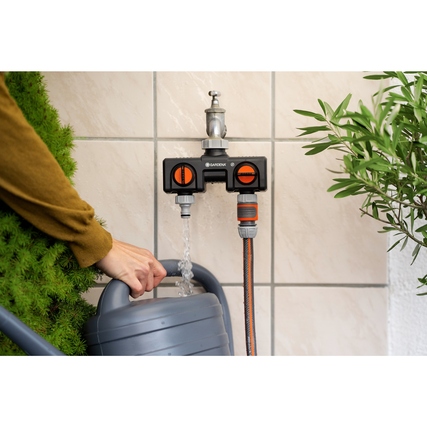 GARDENA Zubehör Wasserschlauch 2-Wege-Verteiler Produktbild pa_ohnedeko_1 XL