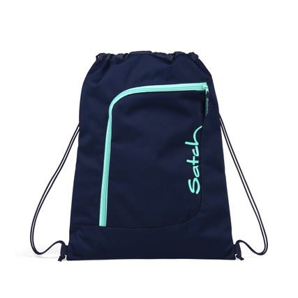 Satch Sportbeutel 33 x 44 cm (B x H) 12l Polyester, 100 % recycelt blau/türkis Ocean Mint
