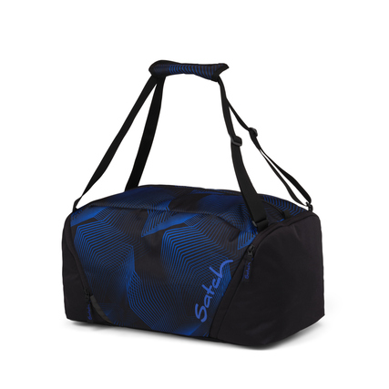 Satch Sporttasche 23 x 22 x 46 cm (B x H x T) Reißverschluss Schuhfach, kleines Reißverschlussfach Polyester, 100 % recycelt blau/schwarz Seismic Blue