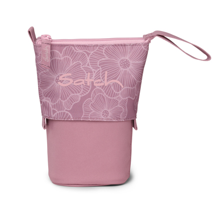 Satch Schlampermäppchen Pencil Slider 13,5 x 18 x 6,5 cm (B x H x T) Reißverschluss Nylon, 100 % recycelt pink Magnolia Dream
