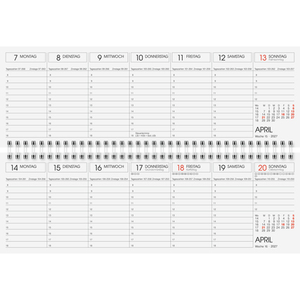 Glocken Querkalender 2027 Produktbild pa_produktabbildung_2 XL