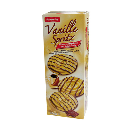Gebäck Spritzgebäck Vanille 300 g/Pack.