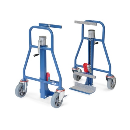 fetra Hubroller 45kg Stahlrohr, pulverbeschichtet blau