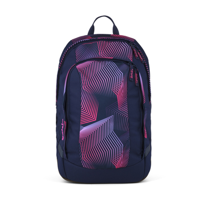 Satch Schulrucksack air 28 x 45 x 16 cm (B x H x T) Polyester, 100 % recycelt blau/pink Seismic Pink