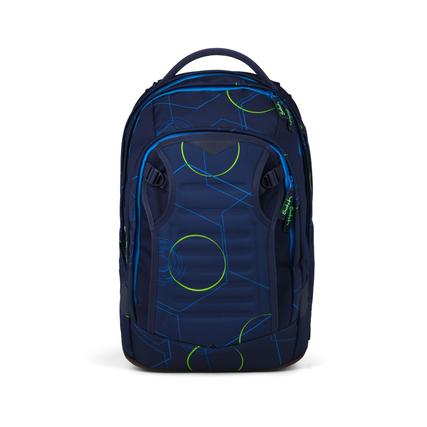 Satch Schulrucksack Match Plus 27 x 45 x 27 cm (B x H x T) Polyester, 100 % recycelt blau/grün Blue Tech