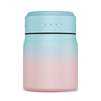 satch Lunchpot Thermo 500ml spülmaschinengeeignet nicht mikrowellengeeignet Edelstahl blau/pink Light Blue Graffiti