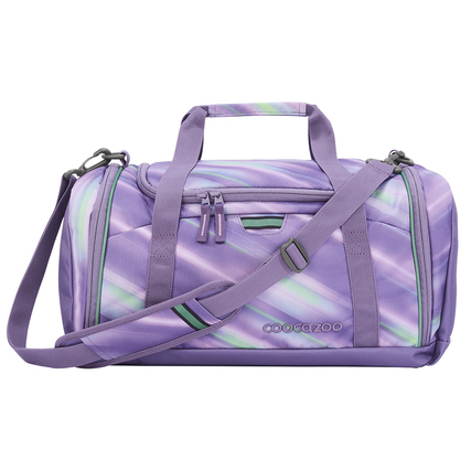 COOCAZOO Sporttasche 42 x 21 x 20 cm (B x H x T) Reißverschluss reflektierend ein Hauptfach, eine Nasswäschefach/Schuhfach, eine Seitentasche Polyester mehrfarbig Arctic Lights