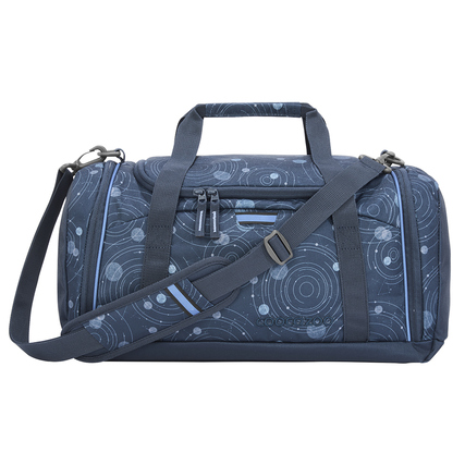 COOCAZOO Sporttasche 42 x 21 x 20 cm (B x H x T) Reißverschluss reflektierend ein Hauptfach, eine Nasswäschefach/Schuhfach, eine Seitentasche Polyester mehrfarbig Blue Orbit