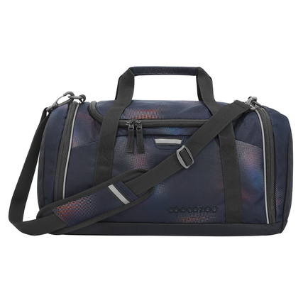 COOCAZOO Sporttasche 42 x 21 x 20 cm (B x H x T) Reißverschluss reflektierend ein Hauptfach, eine Nasswäschefach/Schuhfach, eine Seitentasche Polyester mehrfarbig Rainbow Illusion