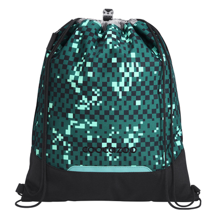 COOCAZOO Sportbeutel 34 x 43 cm (B x H) 10l Polyester mehrfarbig Pixel Blox