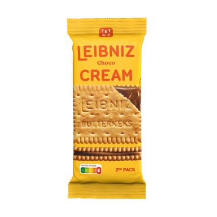 Gebäck Cream 2er Choco 18 x 38 g/Pack.