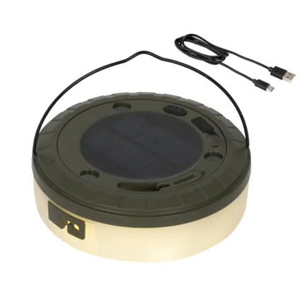 LUMINEO Solarleuchte 11,5 x 4 cm (Ø x H) Länge: 10m ausziehbar Plastik schwarz