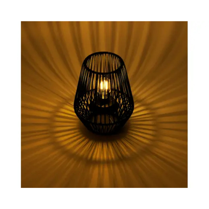LUMINEO Solarleuchte Tischlampe schwarz Produktbild pa_anwendungsbeispiel_1 XL
