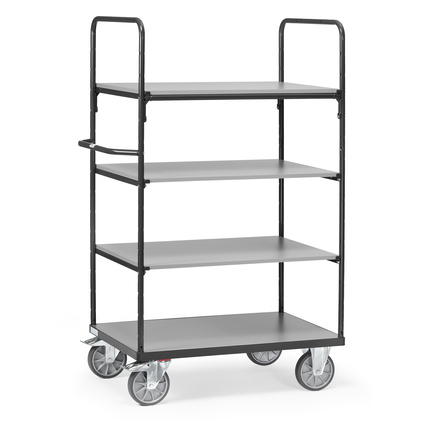 fetra Etagenwagen GREY EDITION 80,9 x 180 x 136,9 cm (B x H x L) 600kg 4 Böden