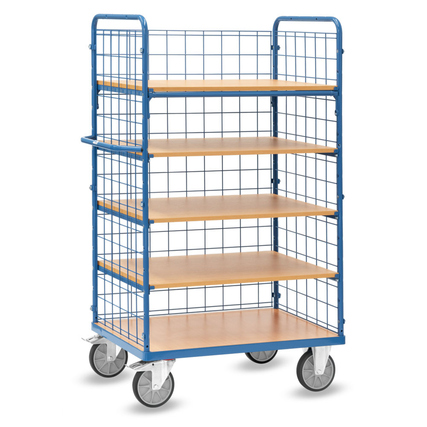 fetra Etagenwagen 60,9 x 180 x 116,9 cm (B x H x L) 600kg 5 Böden