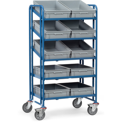 fetra Transportwagen 66,6 x 168,6 x 93,5 cm (B x H x L) 400kg 67,5kg 5 Etagen