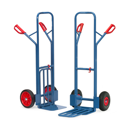 fetra Sackkarre 58 x 130 x 85,3 cm (B x H x T) 300kg Stahl, pulverbeschichtet blau