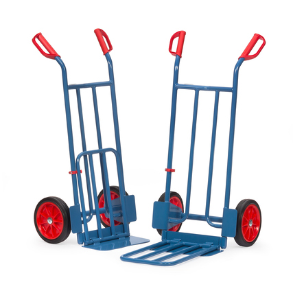 fetra Sackkarre 59 x 115 x 84,9 cm (B x H x T) 250kg Stahl blau