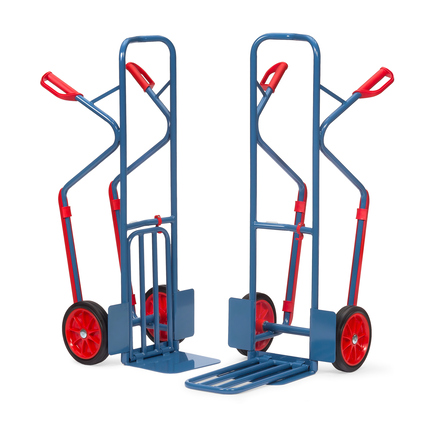 fetra Sackkarre 58 x 130 x 87,3 cm (B x H x T) 300kg Stahl blau