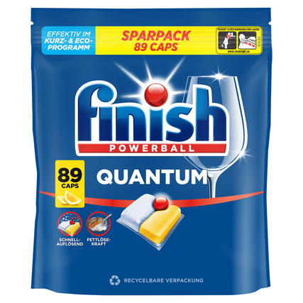 FINISH Spülmaschinentabs Powerball Quantum Citrus 89 St./Pack.
