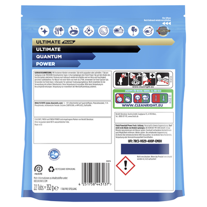 FINISH Spülmaschinentabs Powerball Power 22 St./Pack. Produktbild pa_produktabbildung_2 XL