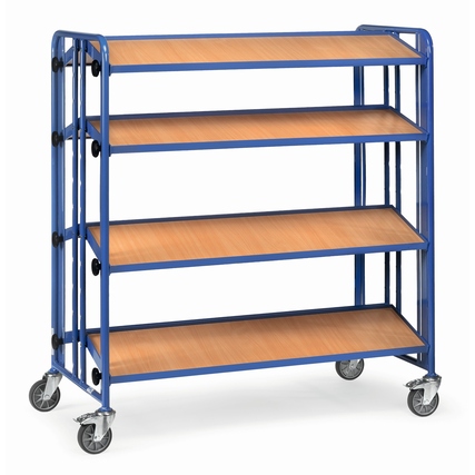 fetra Transportwagen 72,5 x 149,3 x 138,4 cm (B x H x T) 300kg 96kg 4 Etagen