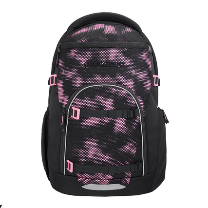 COOCAZOO Schulrucksack BYTE 29 x 46 x 21 cm (B x H xT) Polyester schwarz/rosa Pink Illusion