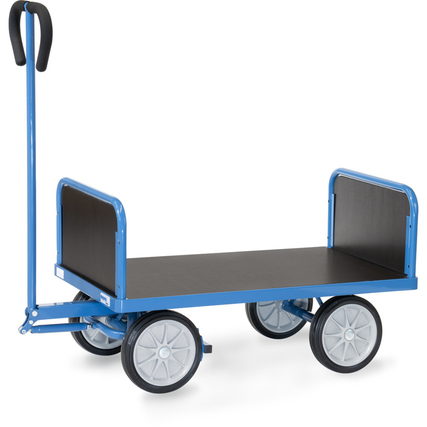 fetra Handwagen 60,9 x 119,2 x 127,2 cm (B x H x L) 500kg Stahl, pulverbeschichtet/Sperrholz blau/schwarz