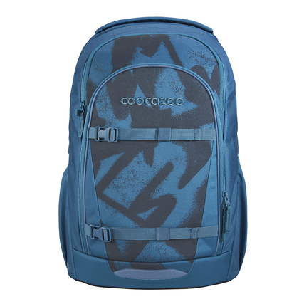 COOCAZOO Schulrucksack EVERY 30 x 44 x 23 cm (B x H x T) Polyester blau/schwarz Graffiti Groove