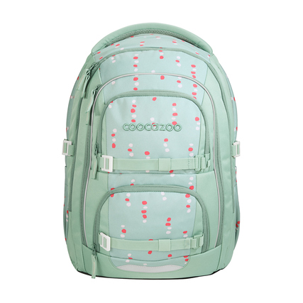 COOCAZOO Schulrucksack PORTER 30 x 44 x 24 cm (B x H x T) Polyester grün Dancing Dots