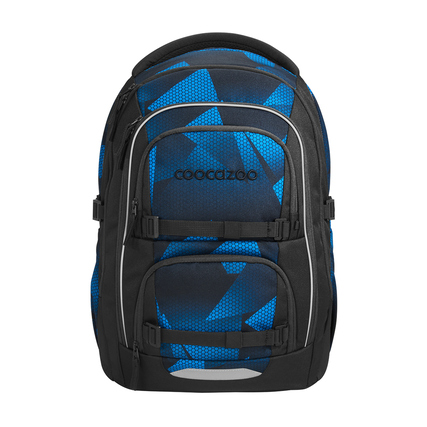 COOCAZOO Schulrucksack PORTER 30 x 44 x 24 cm (B x H x T) Polyester schwarz/blau Electric Ice