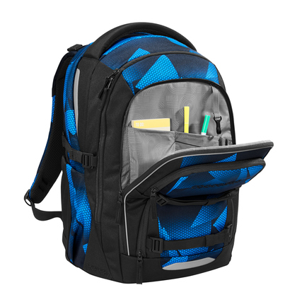 COOCAZOO Schulrucksack PORTER Electric Ice Produktbild pa_ohnedeko_1 XL