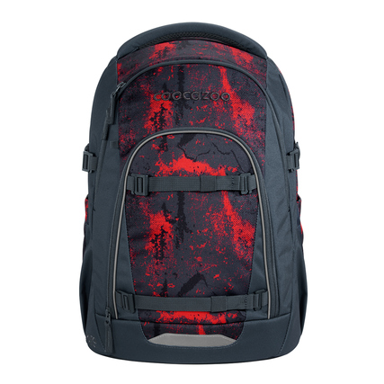 COOCAZOO Schulrucksack MATE 30 x 44 x 23 cm (B x H x T) Polyester schwarz/rot Broken Black