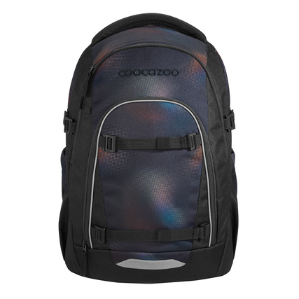 COOCAZOO Schulrucksack MATE 30 x 44 x 23 cm (B x H x T) Polyester schwarz/hellblau/rot Rainbow Illusion