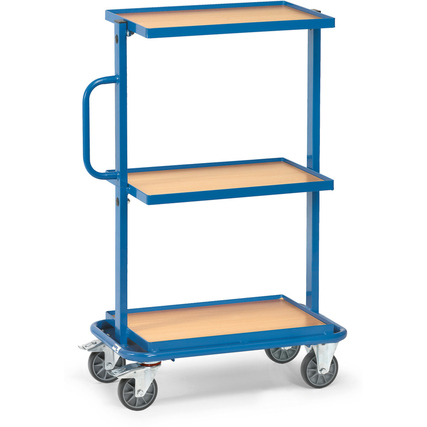 fetra Beistellwagen 45,5 x 117,8 x 82,1 cm (B x H x L) 3 Etagen Holzwerkstoffplatte buche