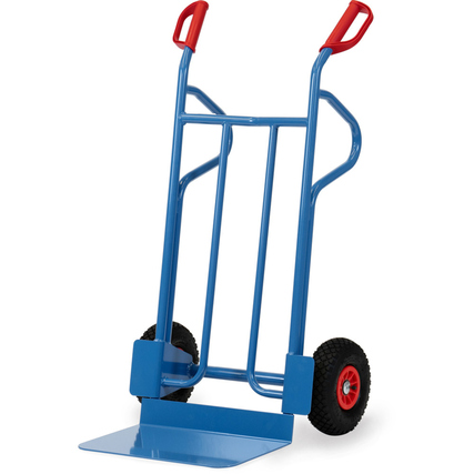 fetra Sackkarre 62 x 120 x 71,5 cm (B x H x T) 350kg Stahl, pulverbeschichtet blau