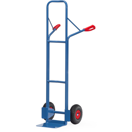 fetra Sackkarre 65 x 160 x 74,7 cm (B x H x T) 300kg Stahl, pulverbeschichtet blau