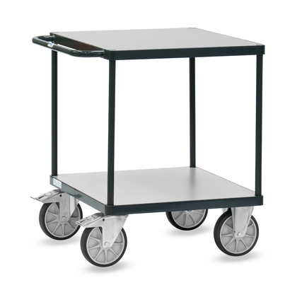 fetra Etagenwagen GREY EDITION 70,9 x 90 x 83,7 cm (B x H x T) 600kg 2 Böden