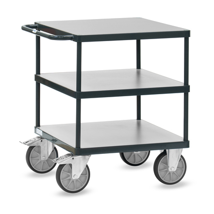 fetra Transportwagen GREY EDITION 60,9 x 86 x 73,7 cm (B x H x L) 500kg 44kg 3 Etagen